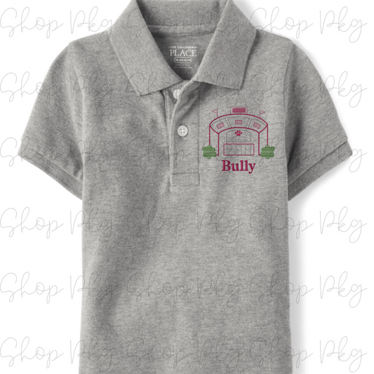 Mississippi State Football Stadium Boy's Polo