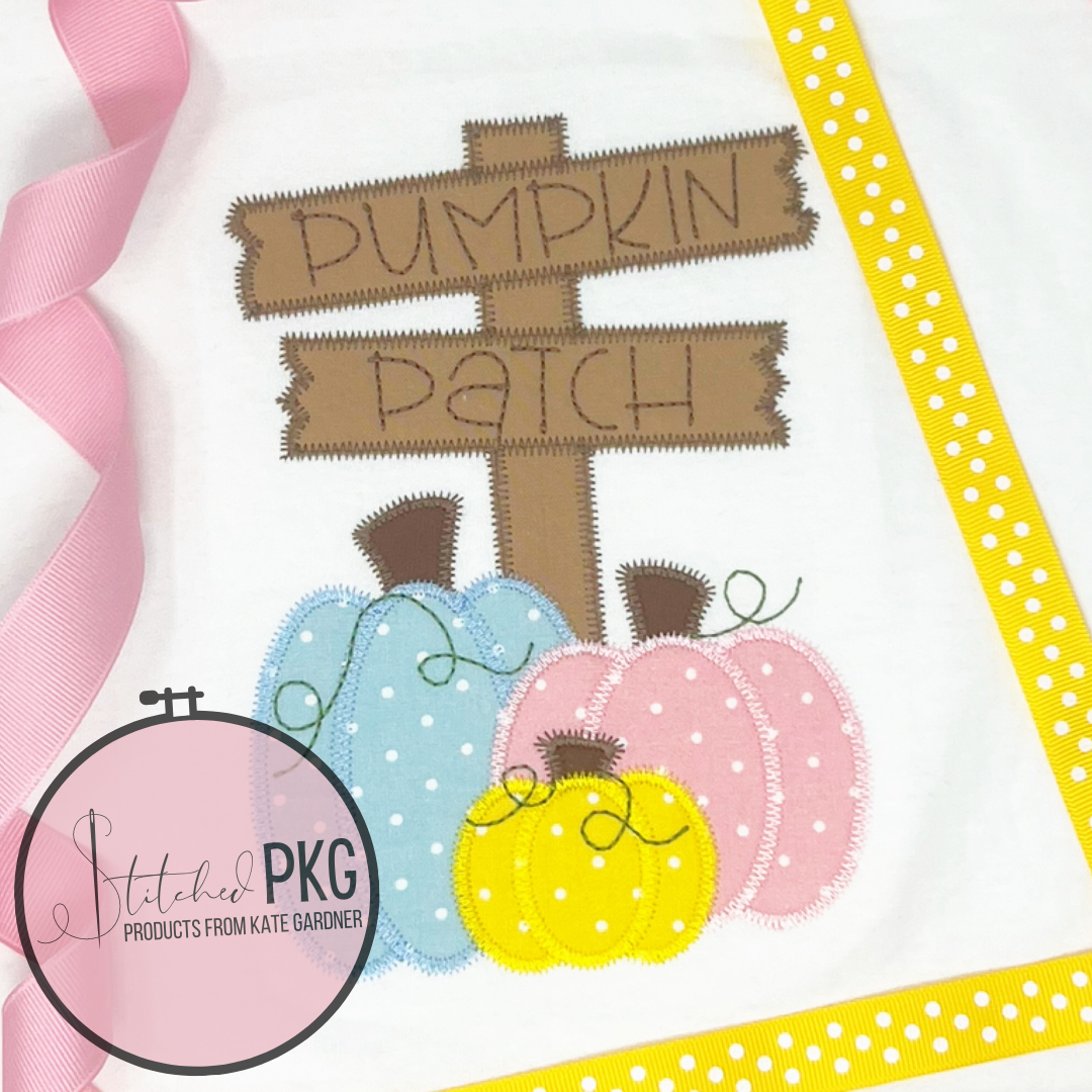 Pumpkin Patch Applique