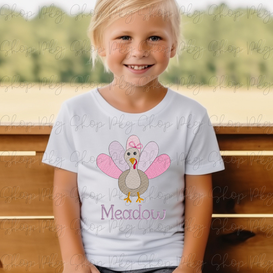 Girl's Turkey Embroidery