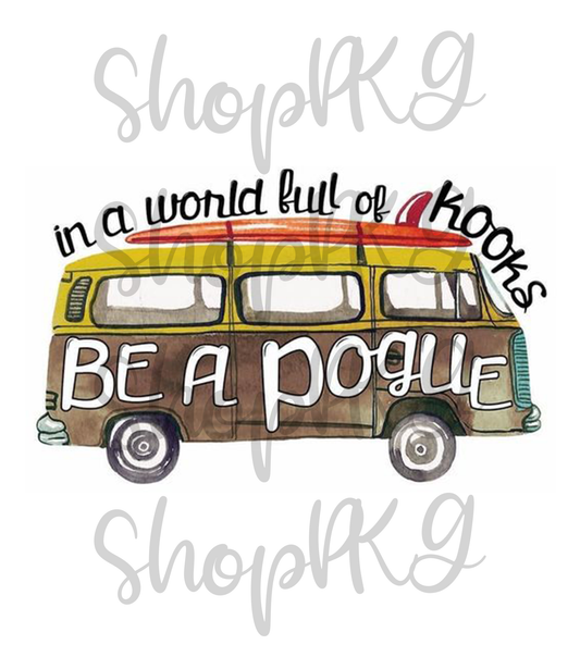 Be a Pogue Van