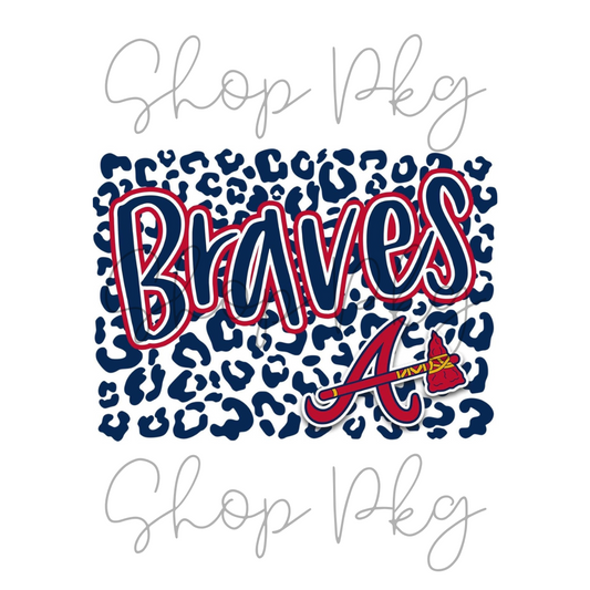 Braves Leopard Print Backsplash