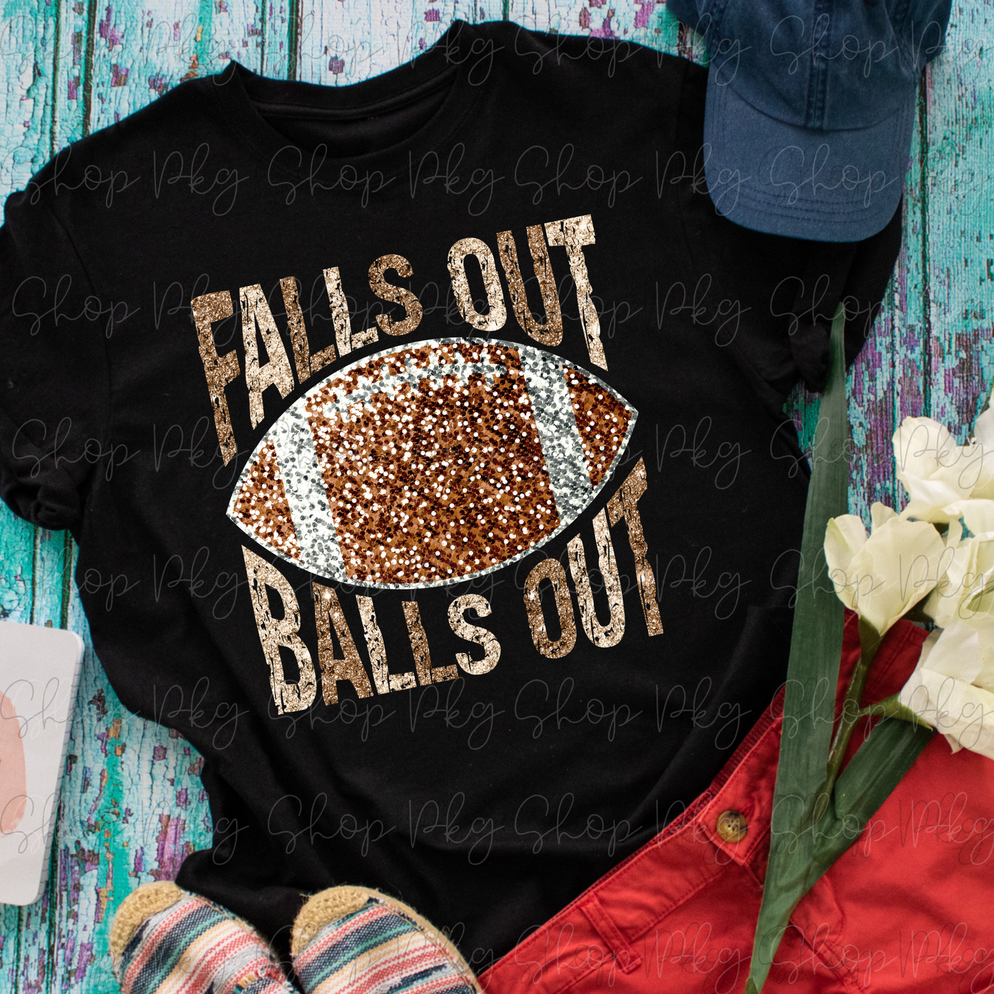 Falls Out Balls Out Graphic Tee