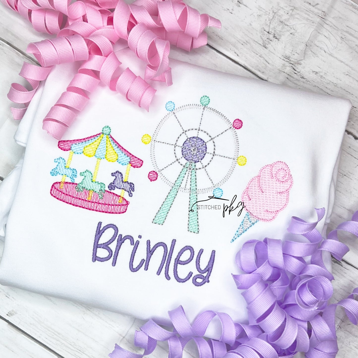 Girl's Carnival Trio Embroidery