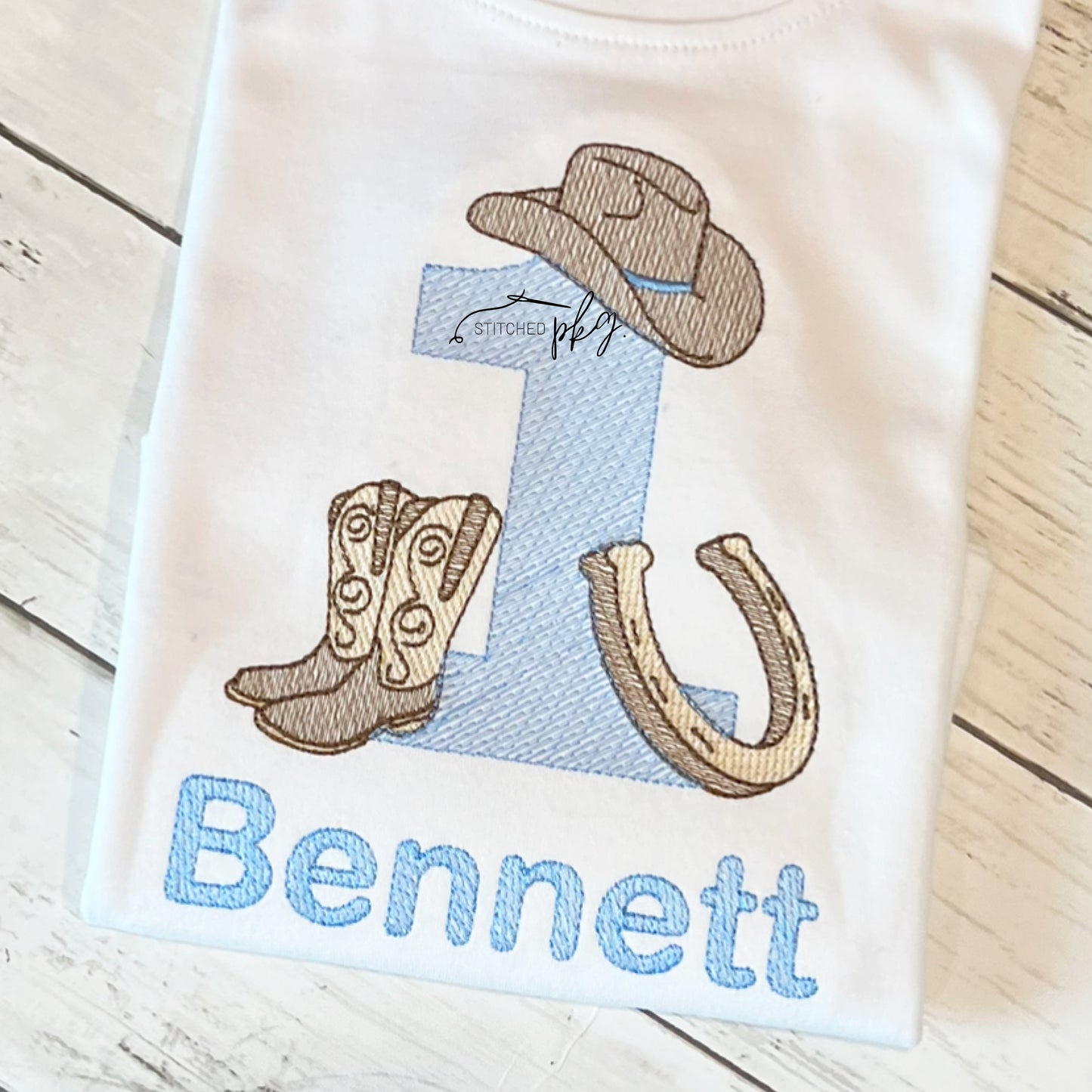 First Rodeo Birthday Embroidered Shirt