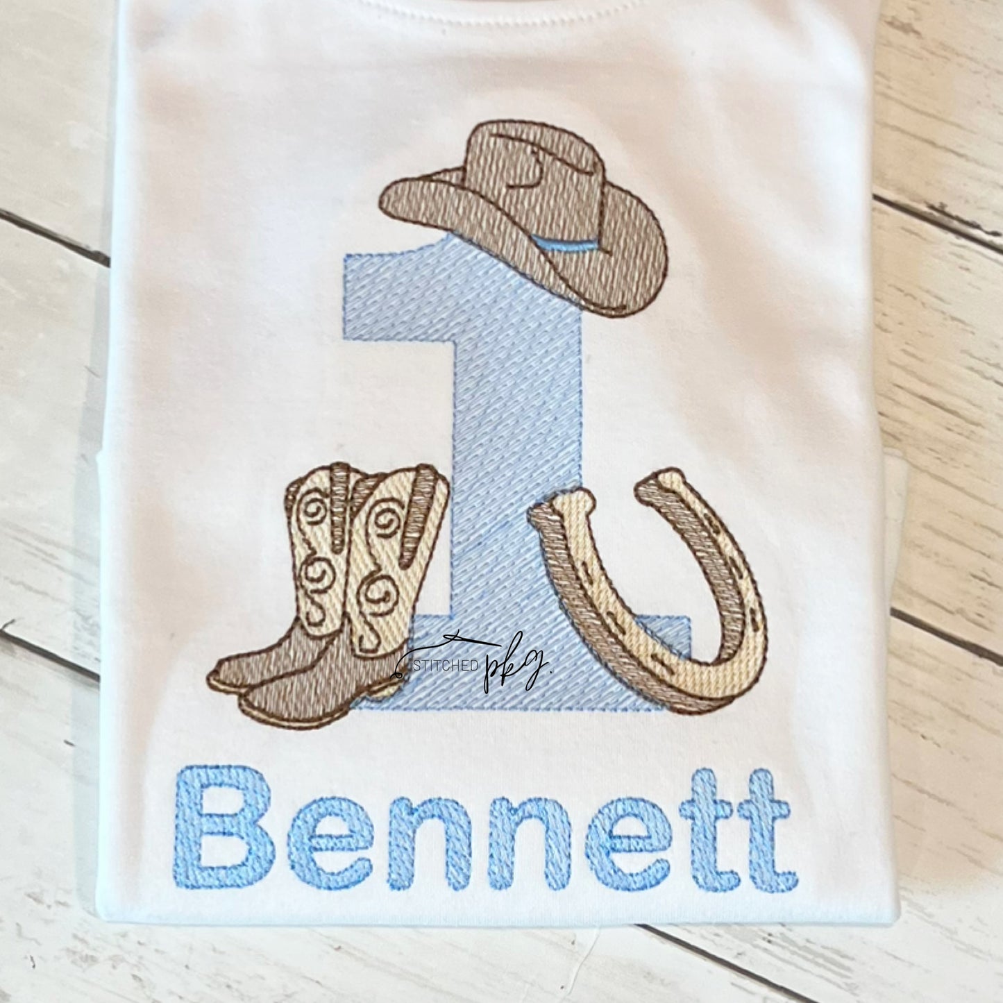 First Rodeo Birthday Embroidered Shirt