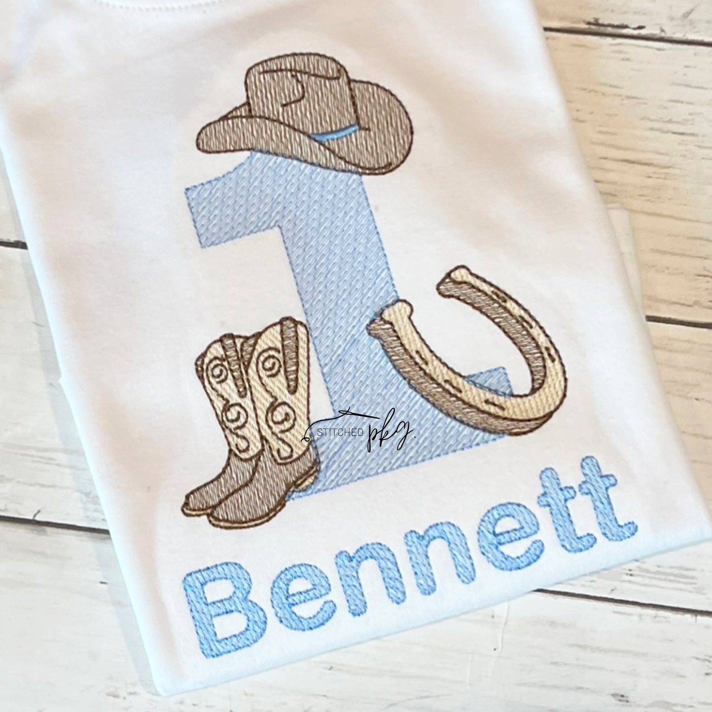 First Rodeo Birthday Embroidered Shirt