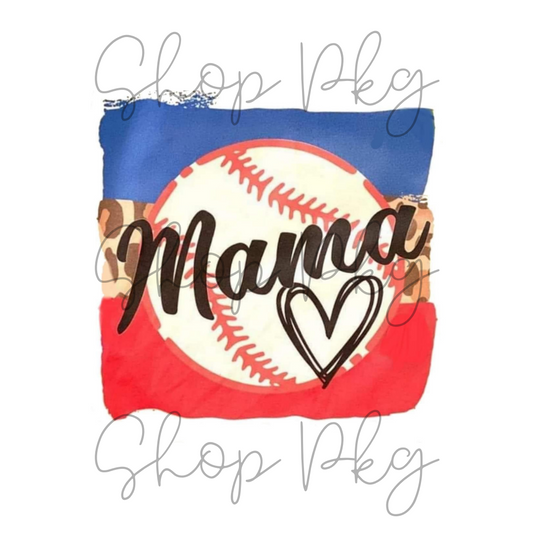 Seed Packet Baseball Mama