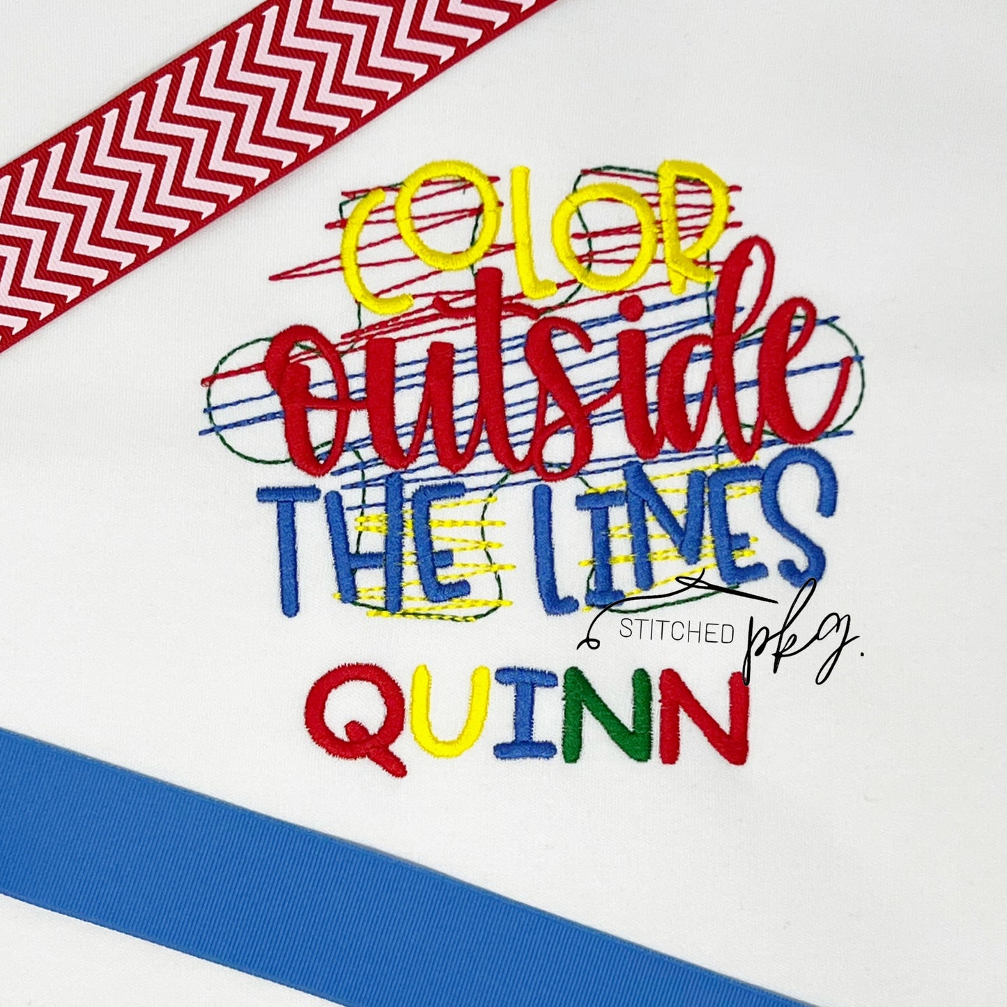 Autism Awareness Puzzle Piece Embroidery