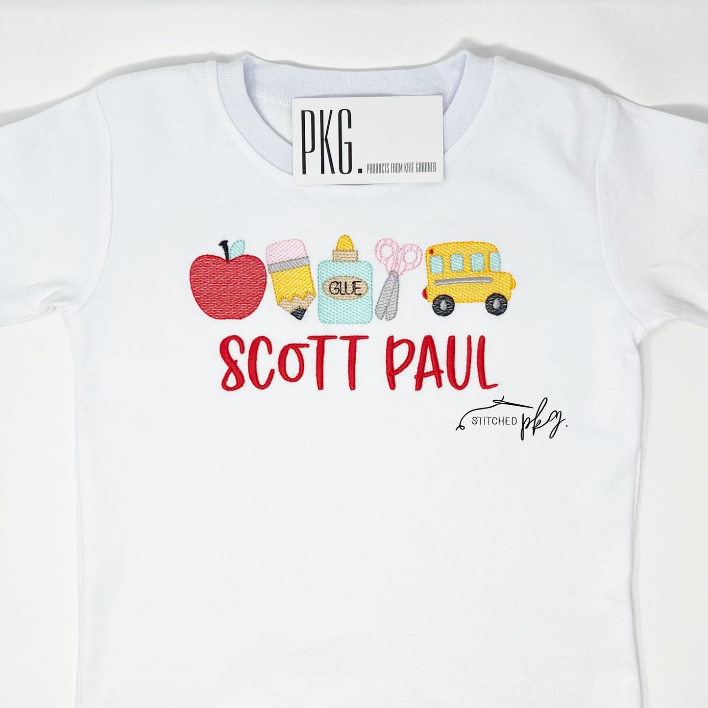 Back to School Boy's Embroidery