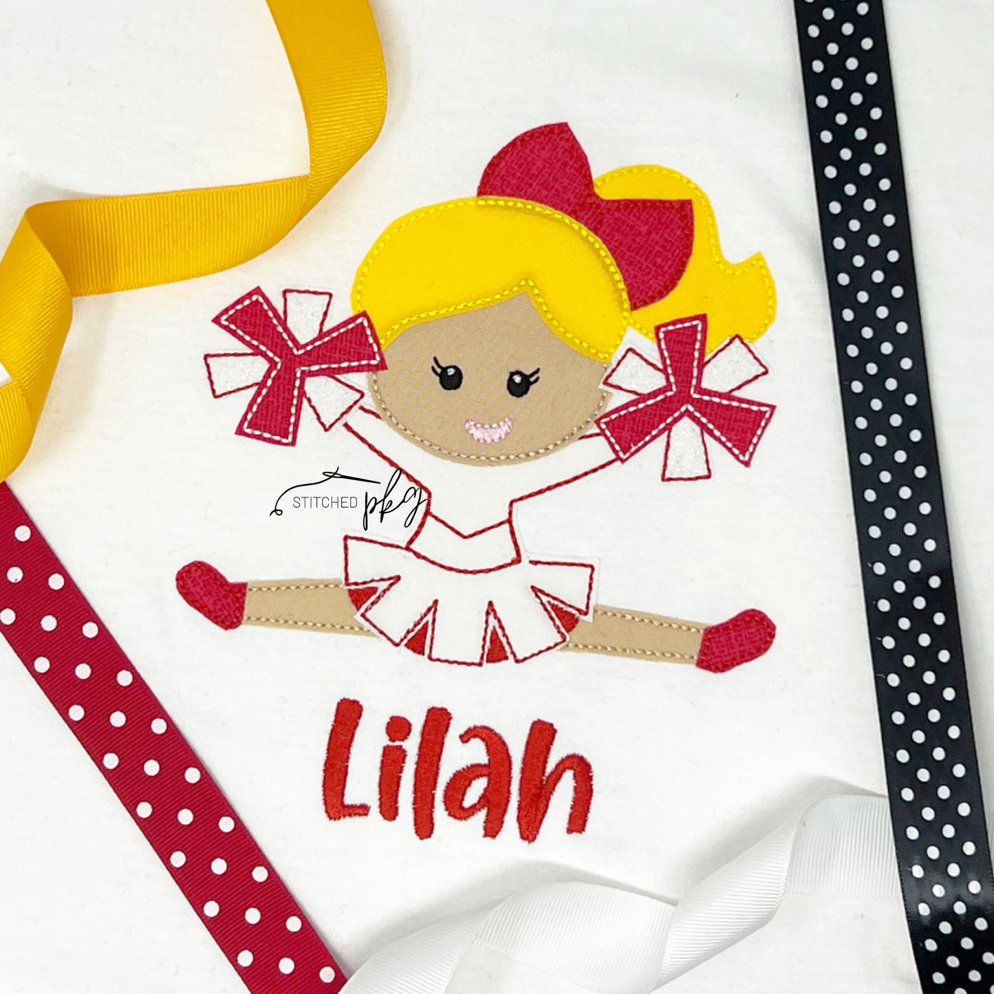Custom Cheerleader Applique