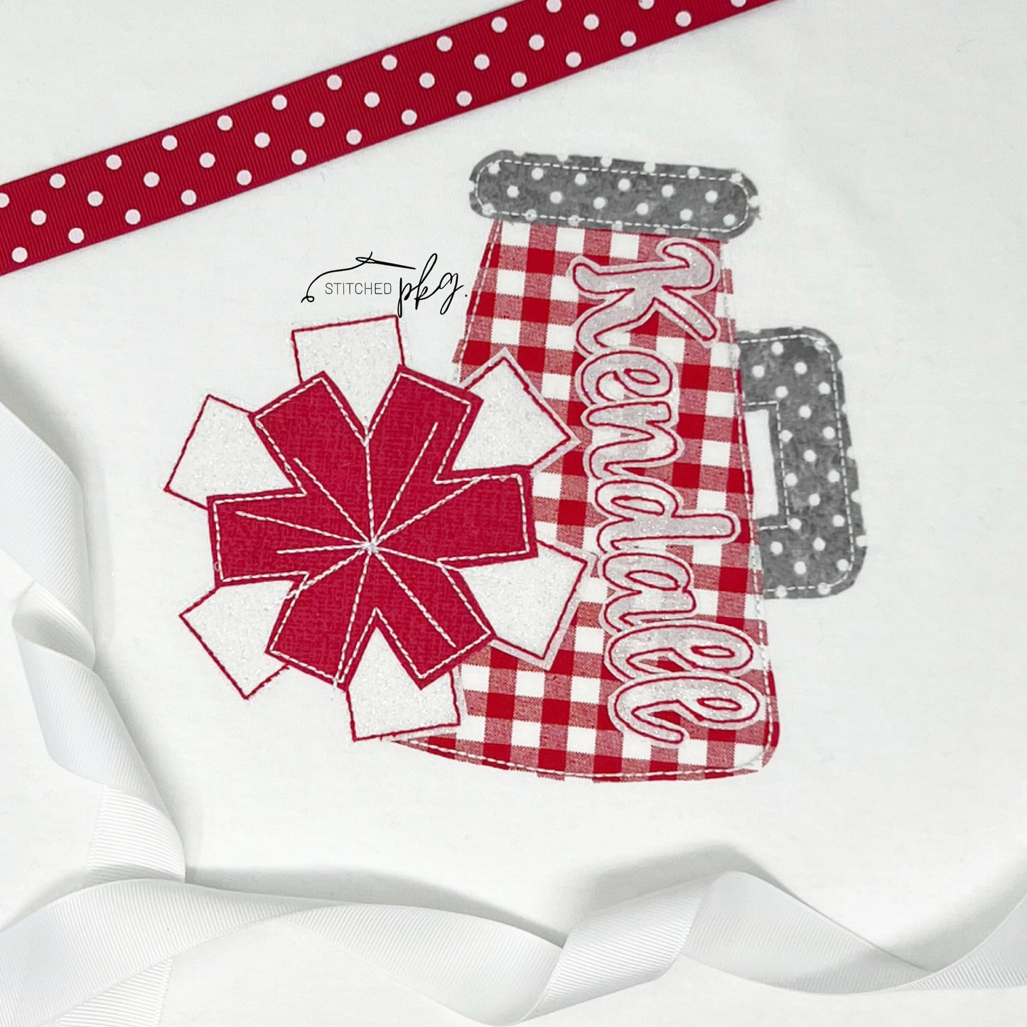 Personalized Megaphone Applique