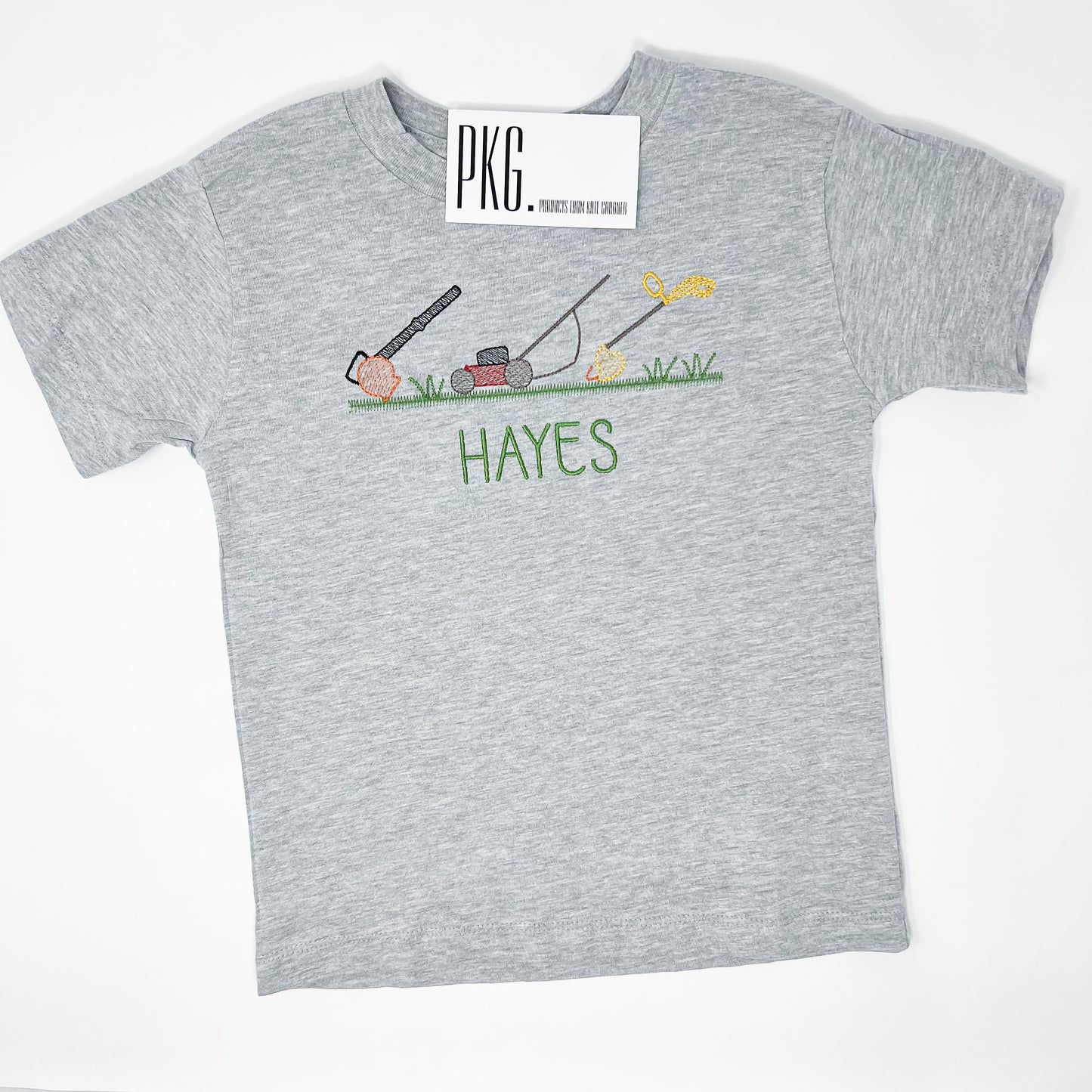 Lawn Equipment Trio Embroidery