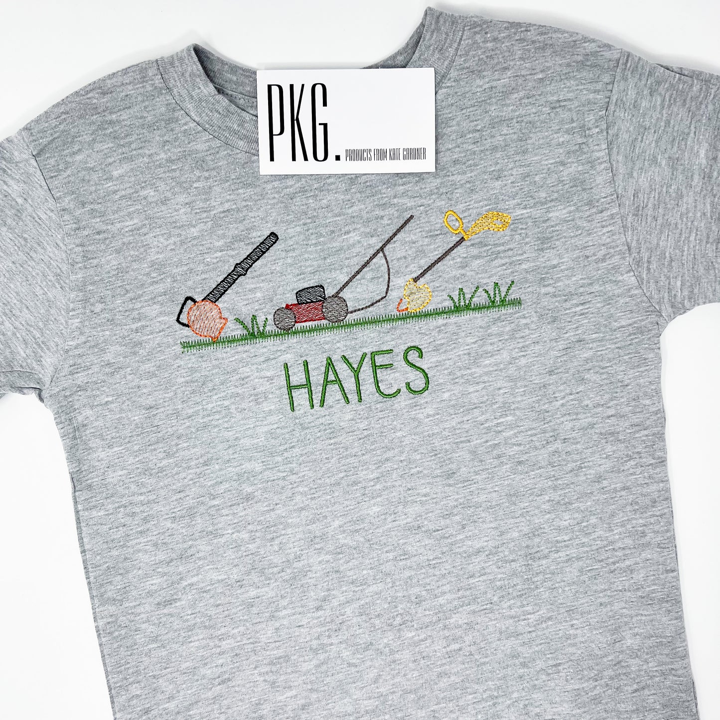 Lawn Equipment Trio Embroidery