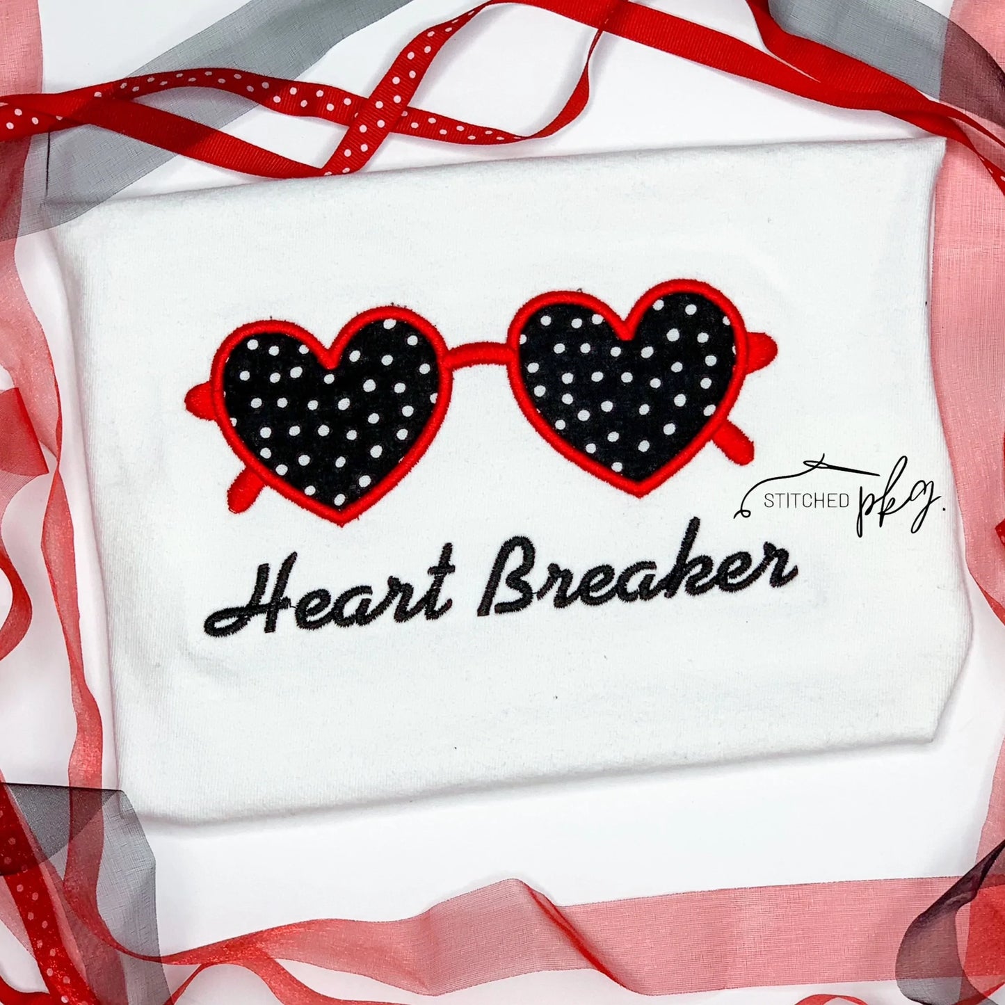 Heart Sunglasses Applique