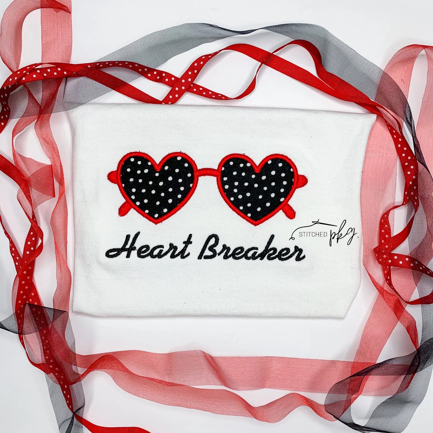 Heart Sunglasses Applique