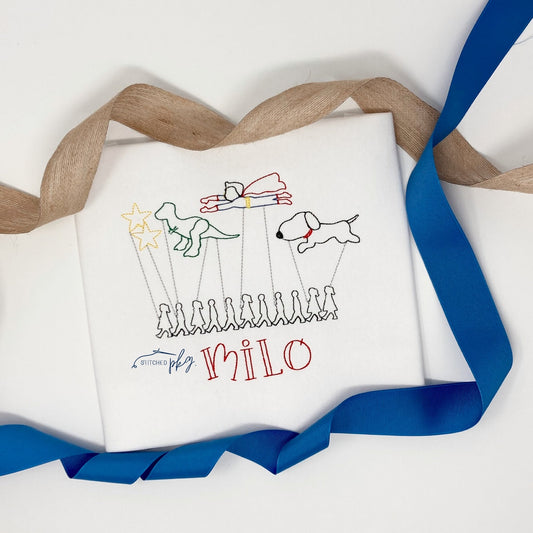 Boy's Thanksgiving Day Parade Embroidery