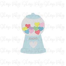 Load image into Gallery viewer, Embroidered Heart Gumball Machine
