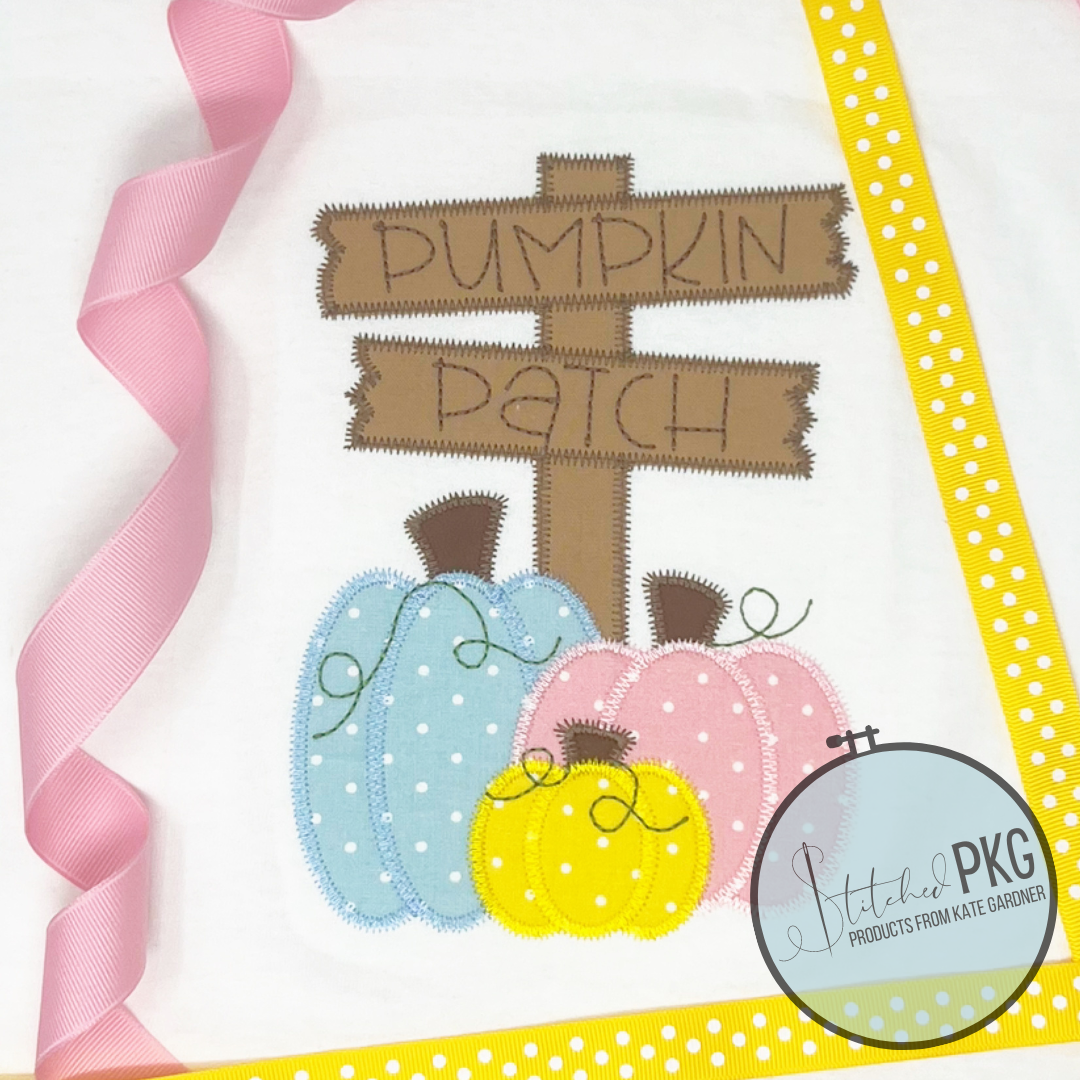 Pumpkin Patch Applique