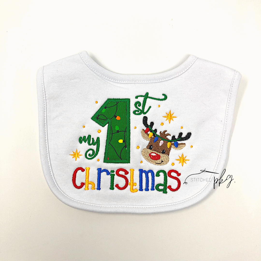 My First Christmas Applique