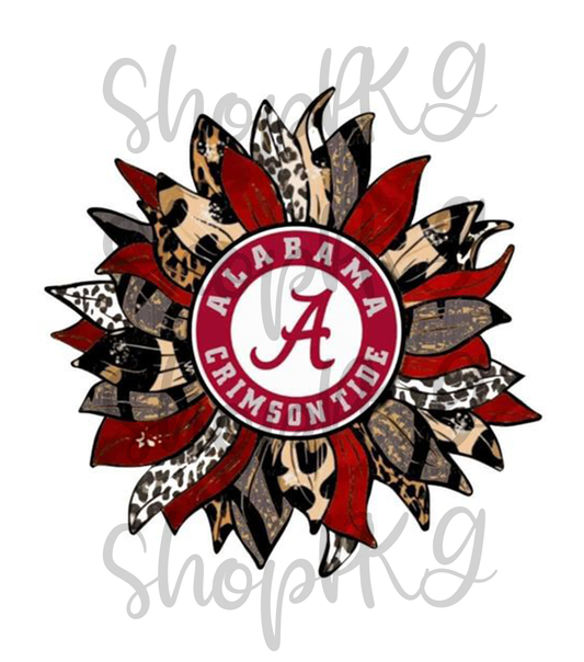 Alabama Crimson Tide Sunflower