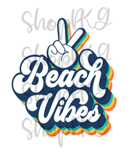 Load image into Gallery viewer, Beach Vibes Peace Sign
