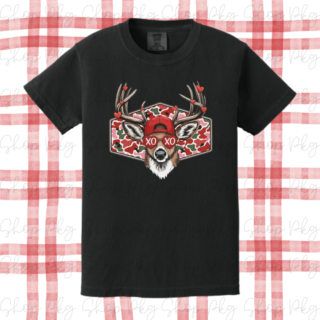 XOXO Deer Valentine Youth Graphic Tee