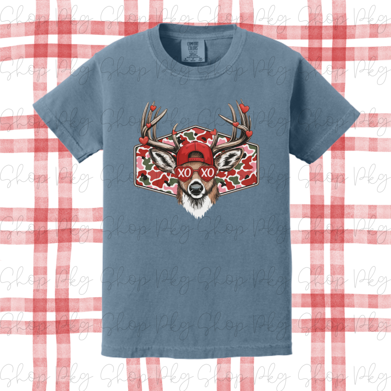 XOXO Deer Valentine Youth Graphic Tee