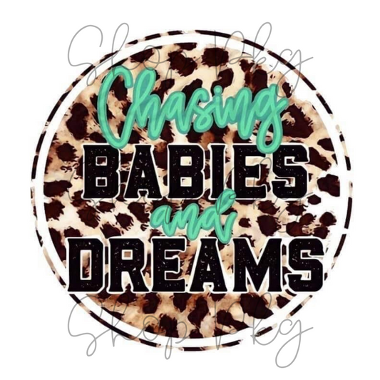 Chasing Babies and Dreams Leopard