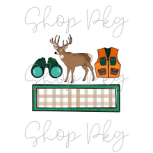 Load image into Gallery viewer, Deer Hunting Trio Name Plate
