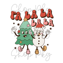 Load image into Gallery viewer, Falalala Tree and Snowman
