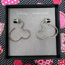 Load image into Gallery viewer, Mickey Mouse Disney Outline Hoop Earrings
