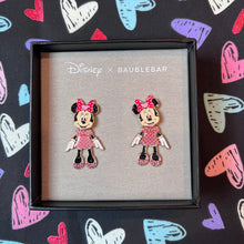 Load image into Gallery viewer, Minnie Mouse Valentine Drop Earrings
