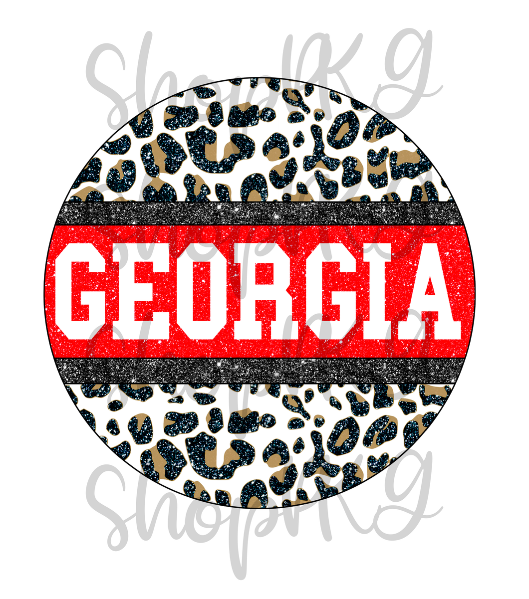 Georgia Glitter Circle