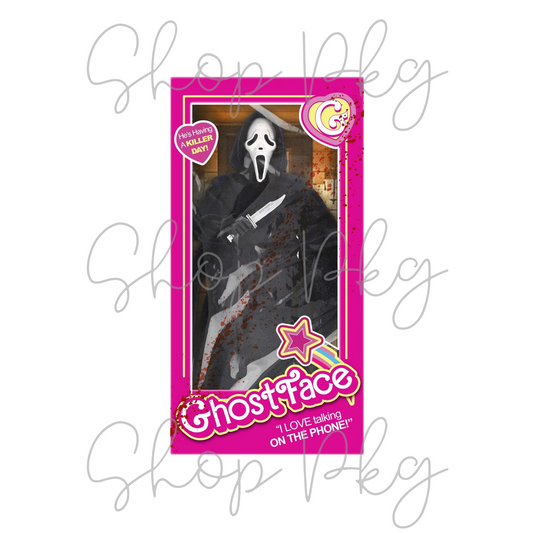 Ghost Face Scream Barbie Doll