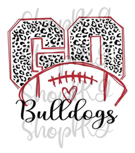 Load image into Gallery viewer, Go Bulldogs Leopard
