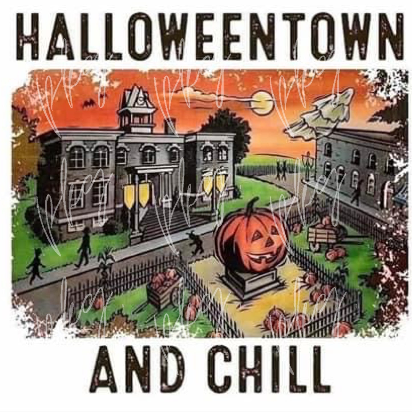 Halloweentown and Chill Cityscape