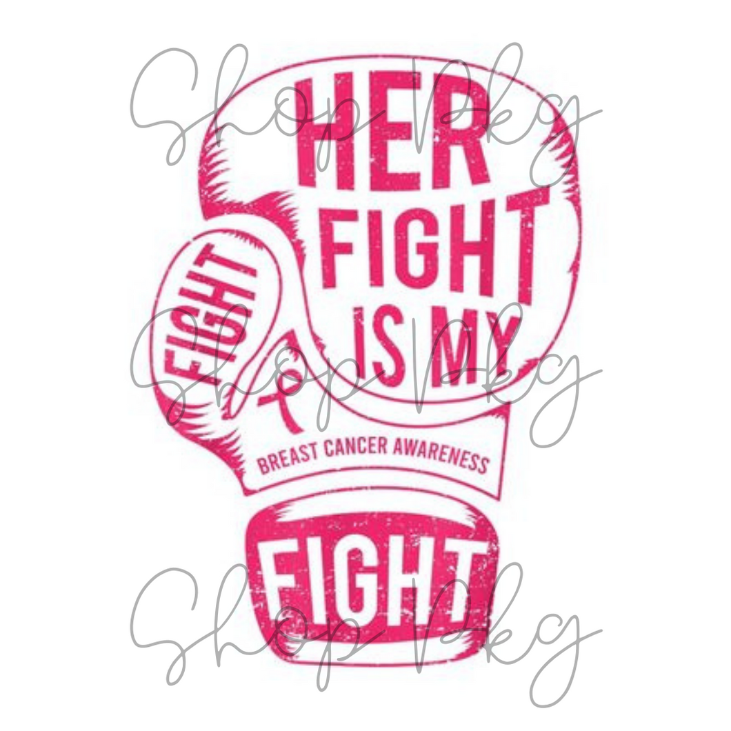 Her Fight is my Fight Boxing Glove