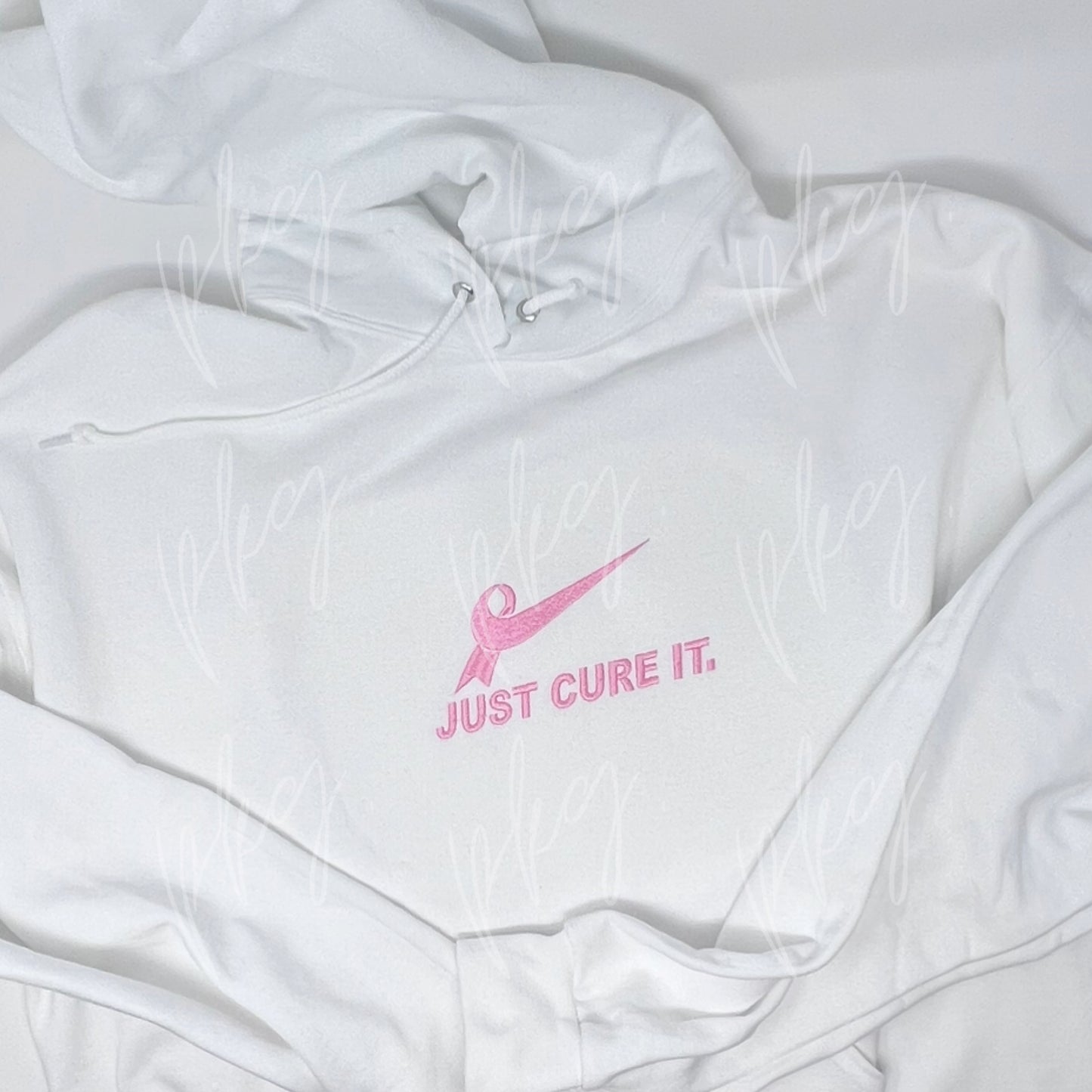 Breast Cancer Awareness Just Cure It Embroidery