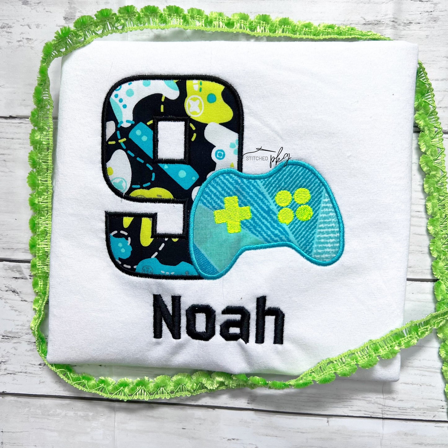 Gamer Birthday Applique