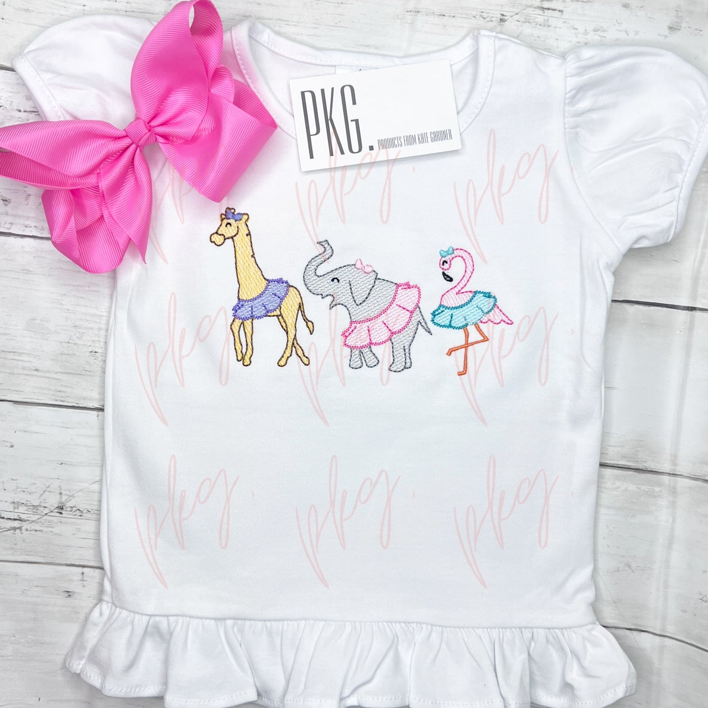 Zoo Ballet Embroidered Shirt