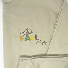 Load image into Gallery viewer, Hello Fall Embroidered Sweatshirt
