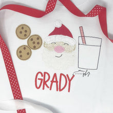Load image into Gallery viewer, Santa Milk and Cookies Applique Shirt

