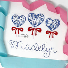 Load image into Gallery viewer, Heart Pops with Bows Applique

