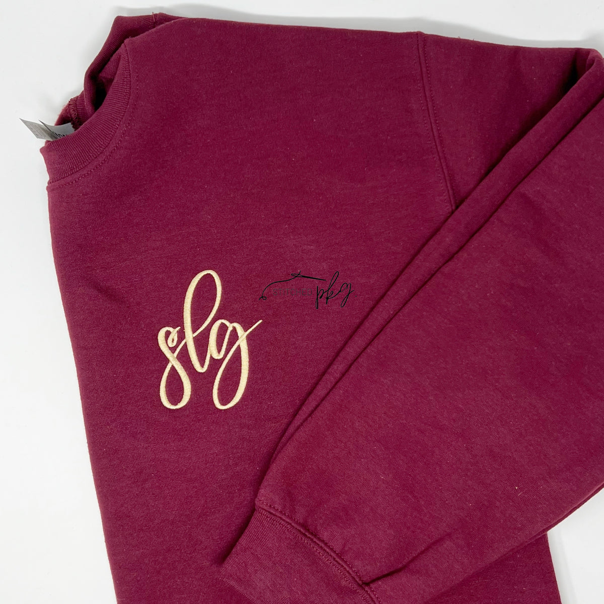 Script Left Chest Monogram Sweatshirt