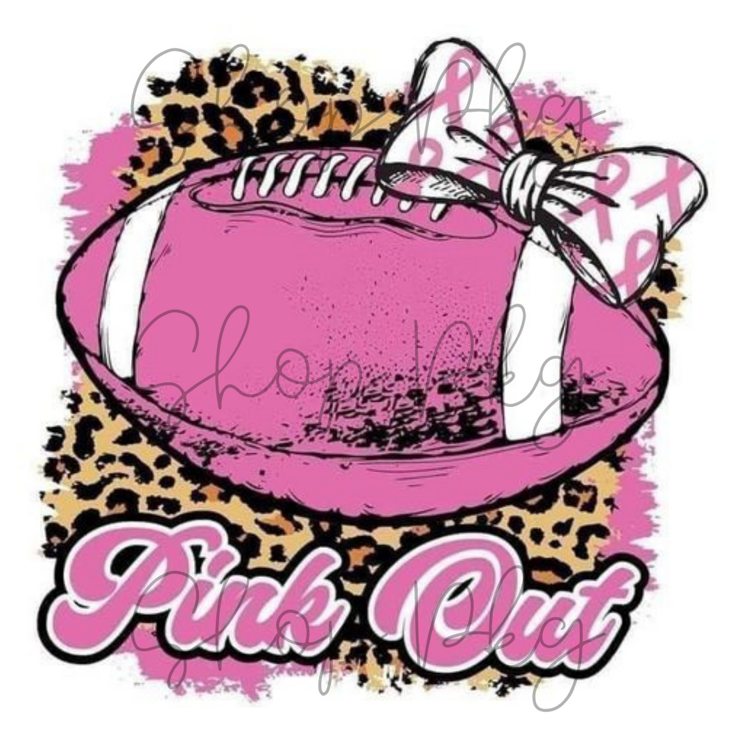 Pink Out Leopard Football