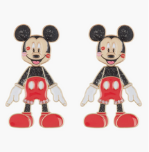Load image into Gallery viewer, Mickey Dangle Earrings Kisses on Face
