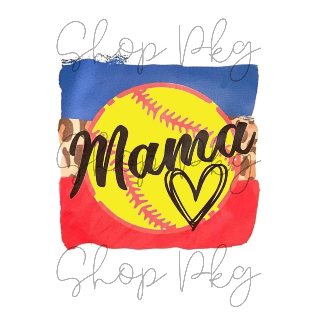 Seed Packet Softball Mama