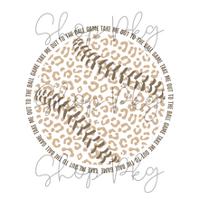 Load image into Gallery viewer, Taupe Leopard Print Baseball
