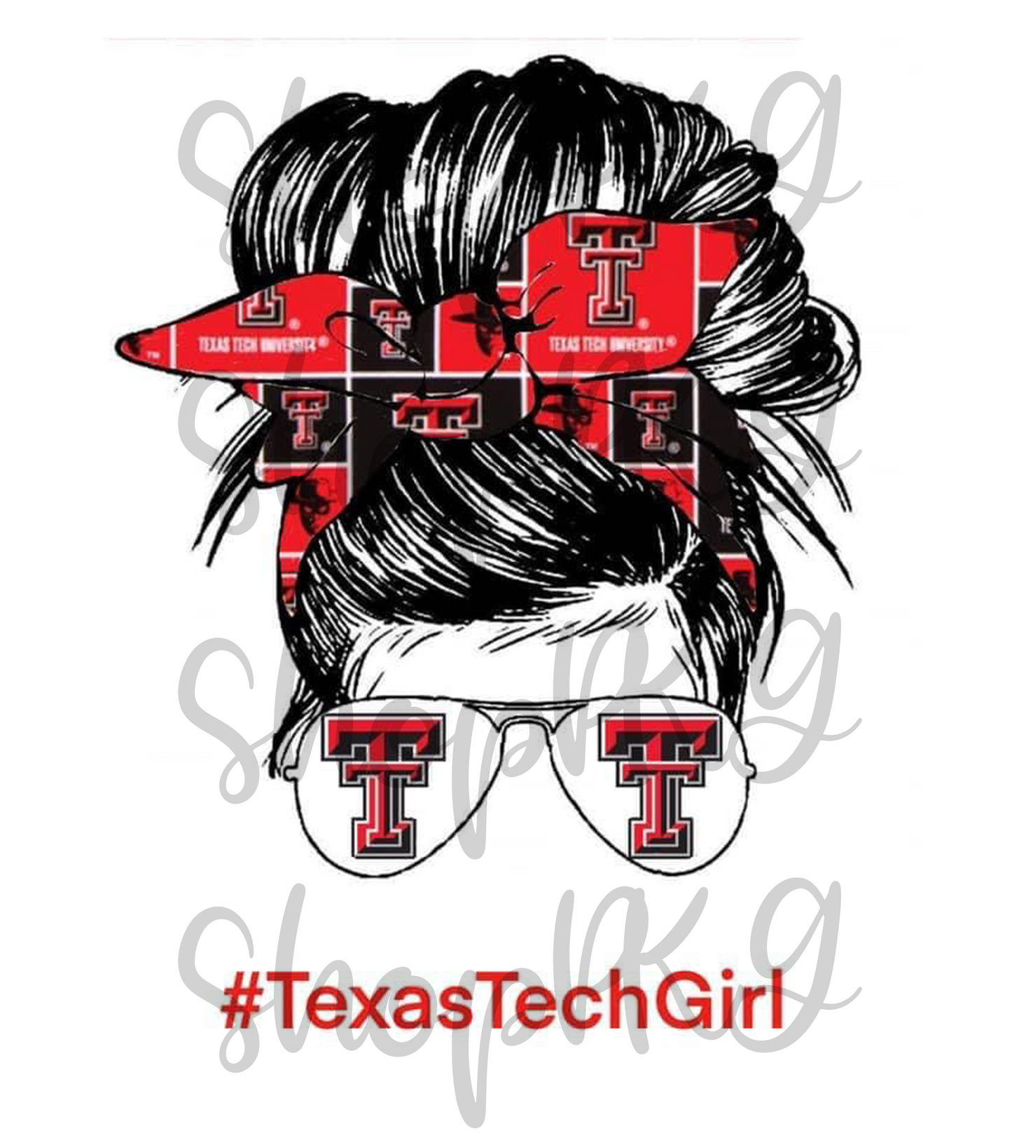 Texas Tech Aviator Bun