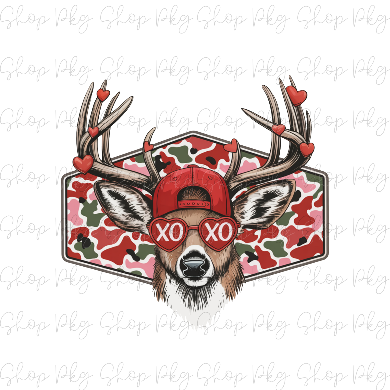 XOXO Deer Valentine